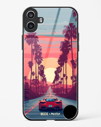 Sunset Boulevard [BREATHE] Glass Case Phone Cover (Nothing)