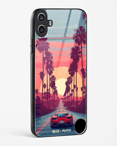 Sunset Boulevard [BREATHE] Glass Case Phone Cover (Nothing)