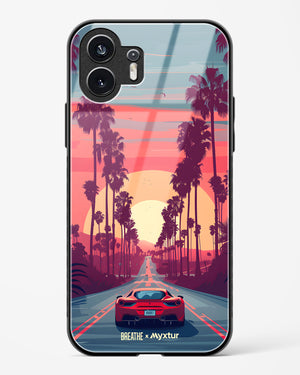 Sunset Boulevard [BREATHE] Glass Case Phone Cover (Nothing)