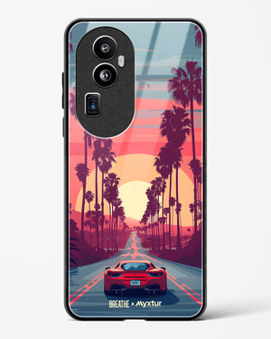 Sunset Boulevard [BREATHE] Glass Case Phone Cover (Oppo)