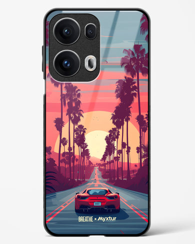 Sunset Boulevard [BREATHE] Glass Case Phone Cover (Oppo)