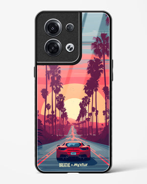Sunset Boulevard [BREATHE] Glass Case Phone Cover (Oppo)