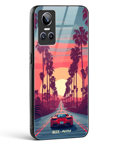 Sunset Boulevard [BREATHE] Glass Case Phone Cover (Realme)