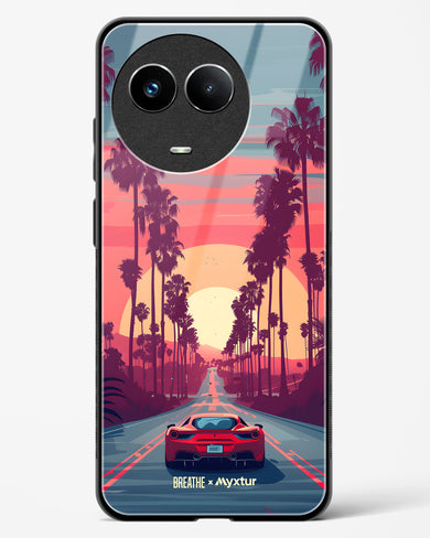 Sunset Boulevard [BREATHE] Glass Case Phone Cover (Realme)