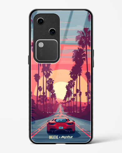 Sunset Boulevard [BREATHE] Glass Case Phone Cover (Vivo)