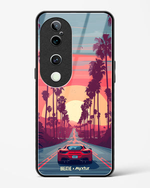 Sunset Boulevard [BREATHE] Glass Case Phone Cover (Vivo)