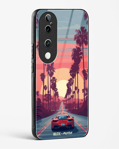 Sunset Boulevard [BREATHE] Glass Case Phone Cover (Vivo)