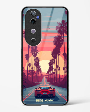 Sunset Boulevard [BREATHE] Glass Case Phone Cover (Vivo)