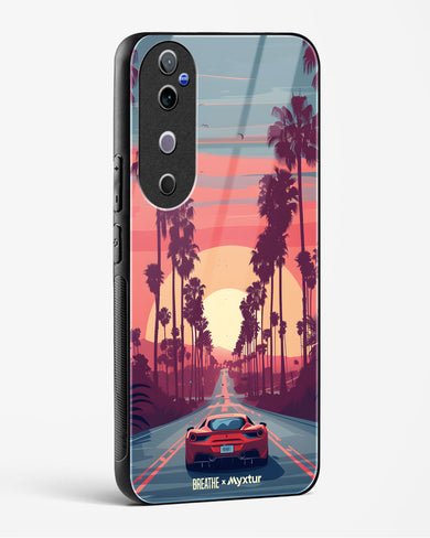 Sunset Boulevard [BREATHE] Glass Case Phone Cover (Vivo)