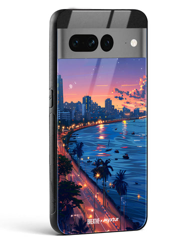 Twilight by the Sea [BREATHE] Glass Case Phone Cover (Google)