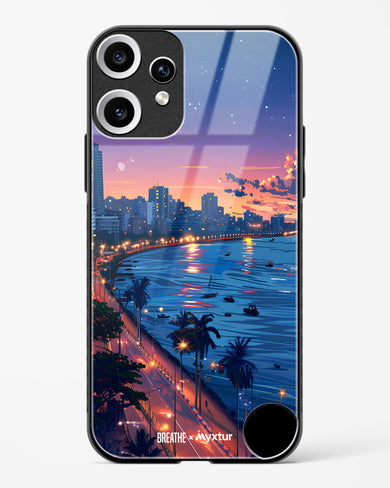 Twilight by the Sea [BREATHE] Glass Case Phone Cover (Nothing)
