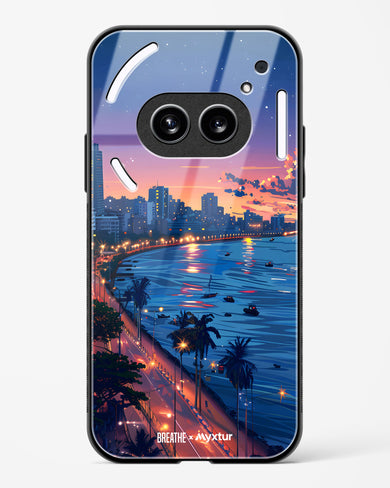 Twilight by the Sea [BREATHE] Glass Case Phone Cover (Nothing)