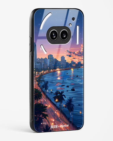 Twilight by the Sea [BREATHE] Glass Case Phone Cover (Nothing)
