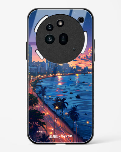 Twilight by the Sea [BREATHE] Glass Case Phone Cover (Nothing)