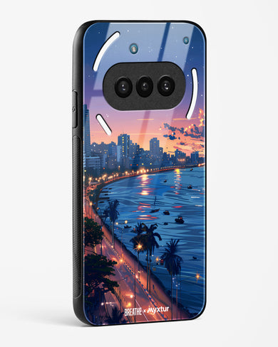 Twilight by the Sea [BREATHE] Glass Case Phone Cover (Nothing)