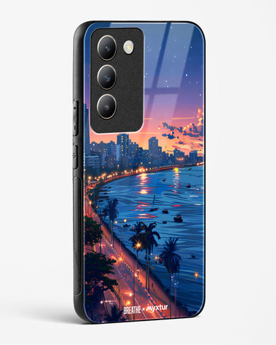 Twilight by the Sea [BREATHE] Glass Case Phone Cover (Vivo)