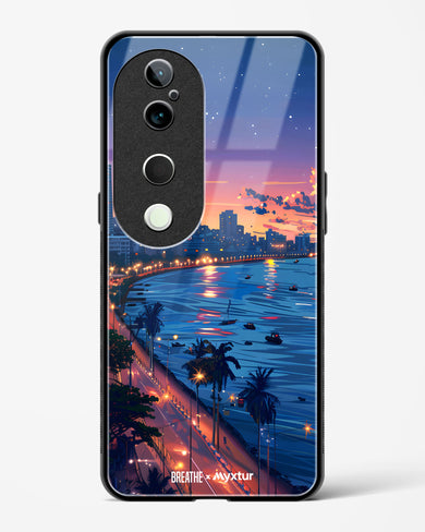 Twilight by the Sea [BREATHE] Glass Case Phone Cover (Vivo)