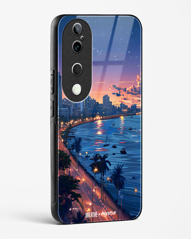 Twilight by the Sea [BREATHE] Glass Case Phone Cover (Vivo)
