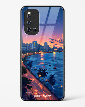 Twilight by the Sea [BREATHE] Glass Case Phone Cover (Vivo)