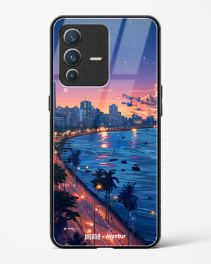 Twilight by the Sea [BREATHE] Glass Case Phone Cover (Vivo)