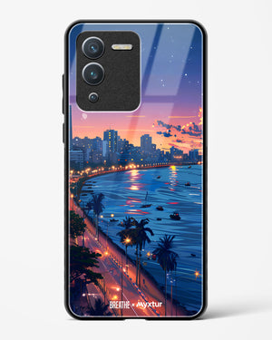 Twilight by the Sea [BREATHE] Glass Case Phone Cover (Vivo)