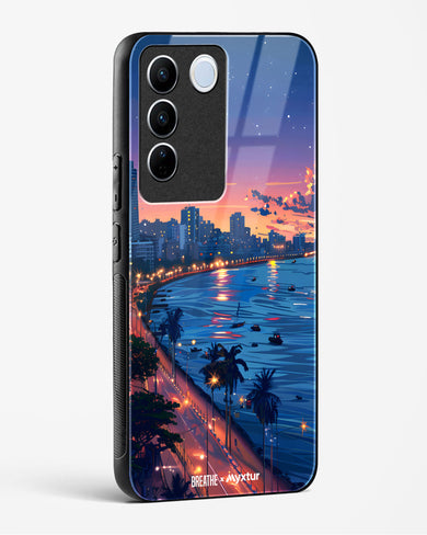 Twilight by the Sea [BREATHE] Glass Case Phone Cover (Vivo)