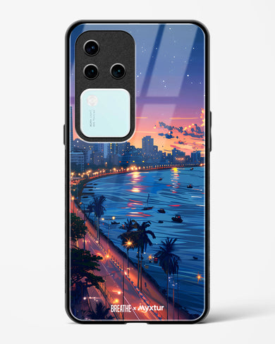 Twilight by the Sea [BREATHE] Glass Case Phone Cover (Vivo)