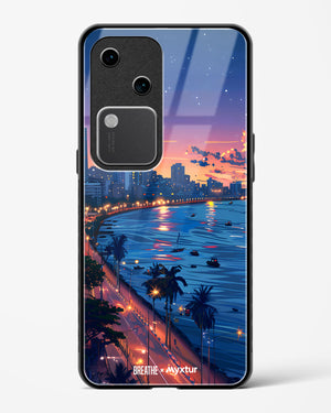 Twilight by the Sea [BREATHE] Glass Case Phone Cover (Vivo)
