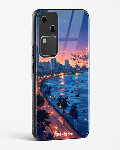Twilight by the Sea [BREATHE] Glass Case Phone Cover (Vivo)