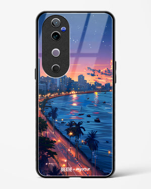 Twilight by the Sea [BREATHE] Glass Case Phone Cover (Vivo)