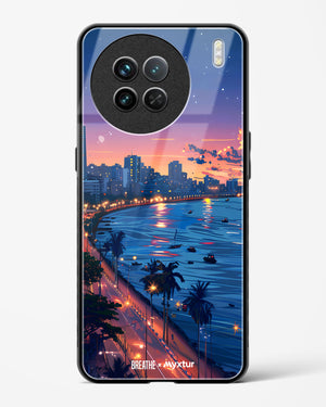 Twilight by the Sea [BREATHE] Glass Case Phone Cover (Vivo)