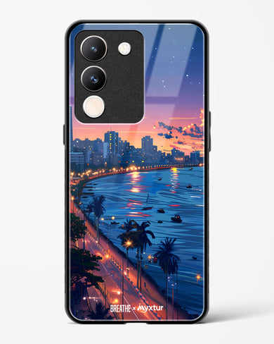 Twilight by the Sea [BREATHE] Glass Case Phone Cover (Vivo)