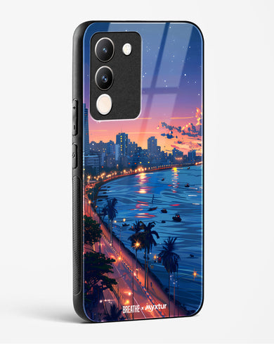 Twilight by the Sea [BREATHE] Glass Case Phone Cover (Vivo)