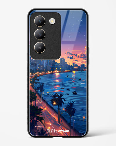 Twilight by the Sea [BREATHE] Glass Case Phone Cover (Vivo)