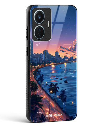 Twilight by the Sea [BREATHE] Glass Case Phone Cover (Vivo)