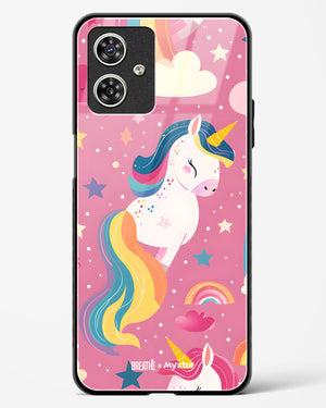 Unicorn Bloomers [BREATHE] Glass Case Phone Cover (Motorola)