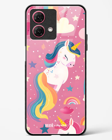 Unicorn Bloomers [BREATHE] Glass Case Phone Cover (Motorola)