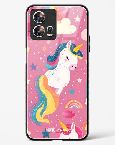 Unicorn Bloomers [BREATHE] Glass Case Phone Cover (Motorola)