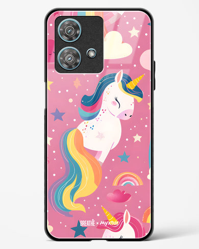 Unicorn Bloomers [BREATHE] Glass Case Phone Cover (Motorola)
