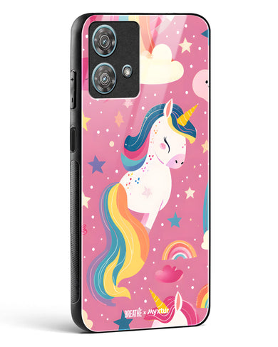 Unicorn Bloomers [BREATHE] Glass Case Phone Cover (Motorola)