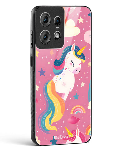 Unicorn Bloomers [BREATHE] Glass Case Phone Cover (Motorola)