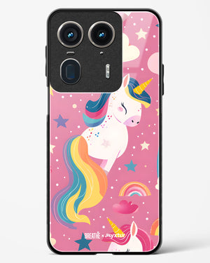 Unicorn Bloomers [BREATHE] Glass Case Phone Cover (Motorola)