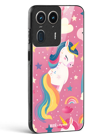 Unicorn Bloomers [BREATHE] Glass Case Phone Cover (Motorola)