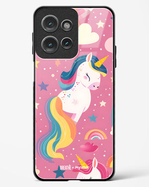 Unicorn Bloomers [BREATHE] Glass Case Phone Cover (Motorola)