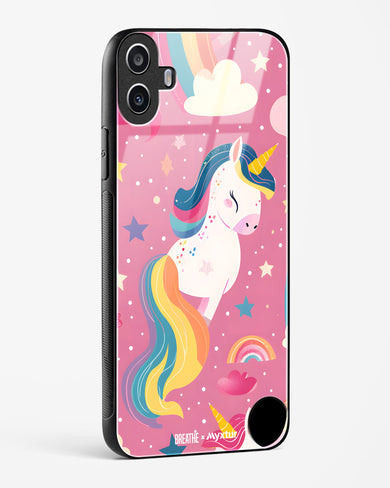 Unicorn Bloomers [BREATHE] Glass Case Phone Cover (Nothing)