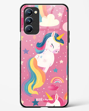 Unicorn Bloomers [BREATHE] Glass Case Phone Cover (Oppo)
