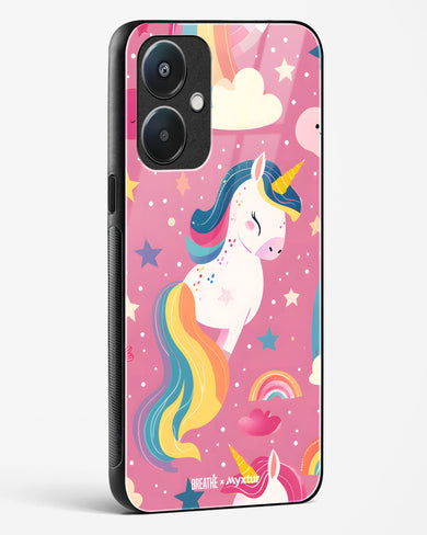 Unicorn Bloomers [BREATHE] Glass Case Phone Cover (Oppo)