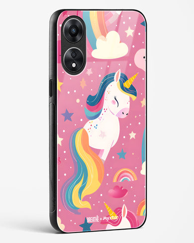 Unicorn Bloomers [BREATHE] Glass Case Phone Cover (Oppo)