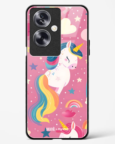 Unicorn Bloomers [BREATHE] Glass Case Phone Cover (Oppo)