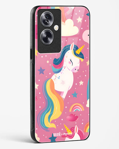 Unicorn Bloomers [BREATHE] Glass Case Phone Cover (Oppo)